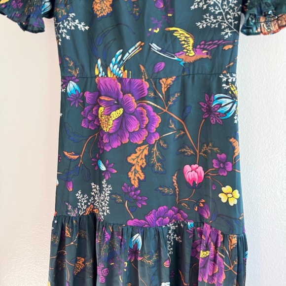 Anthropologie Hutch Puff Sleeve Floral Maxi Dress size 0 - Picture 7 of 13